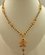 22 Karat Gold Single Row Mangalsutra with Gold Balls and Meenakari