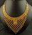 22 Karat Gold Filigree Mat V design Choker