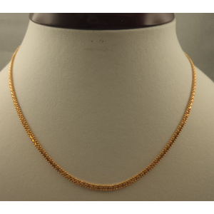 22 Karat Gold Flat Chain 40cm Length