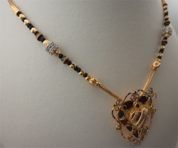 Half mangalsutra online half chain