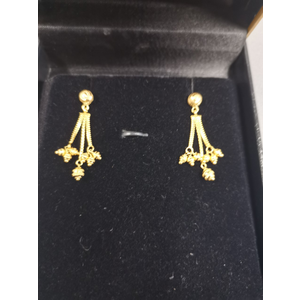 22k 5.60g hanging earring